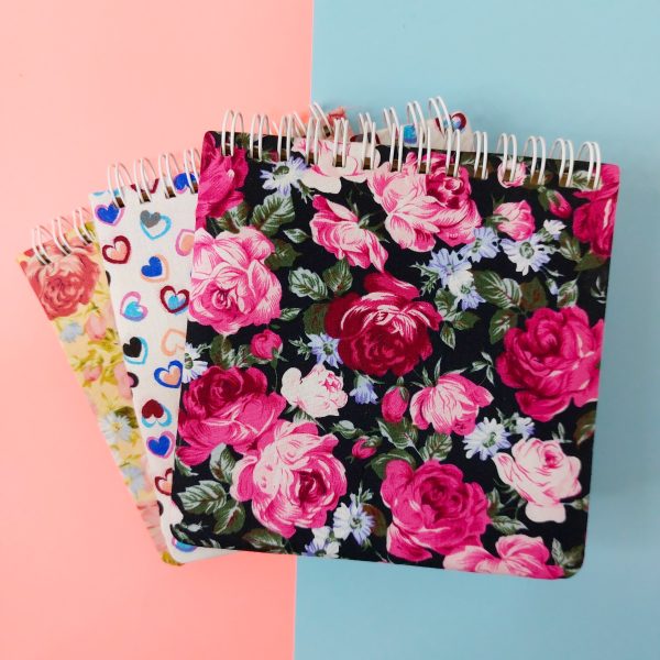 دفترچه جلد پارچه ای