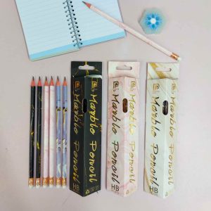 مداد مشکی طرح ماربل