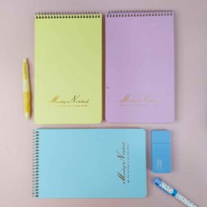 دفترچه خبرنگاری پاستلی