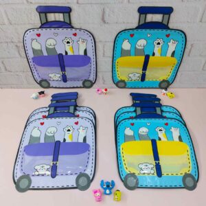 زیپ کیپ فانتزی طرح چمدان و پنجه