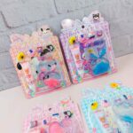 پک کاردستی چسب خامه ای و ساعت شنی سانریو